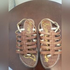 Sam Edelman Brown Gladiator Sandals